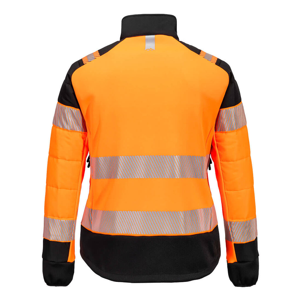 T171 PW3 Hi-Vis Women's Hybrid Baffle Jacket