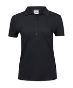 Women’s luxury stretch polo