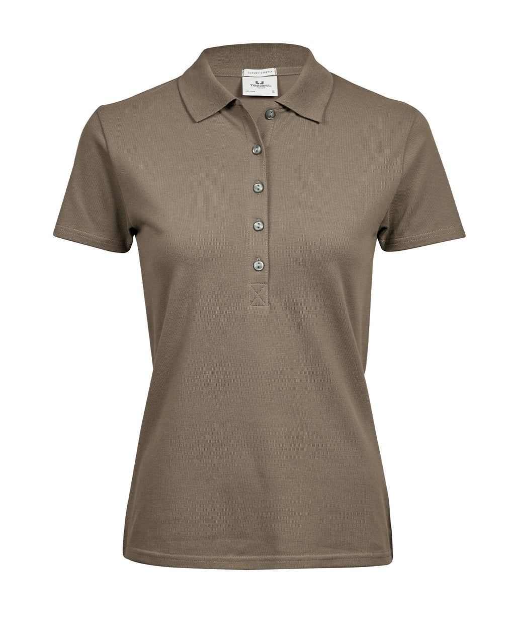 Women’s luxury stretch polo
