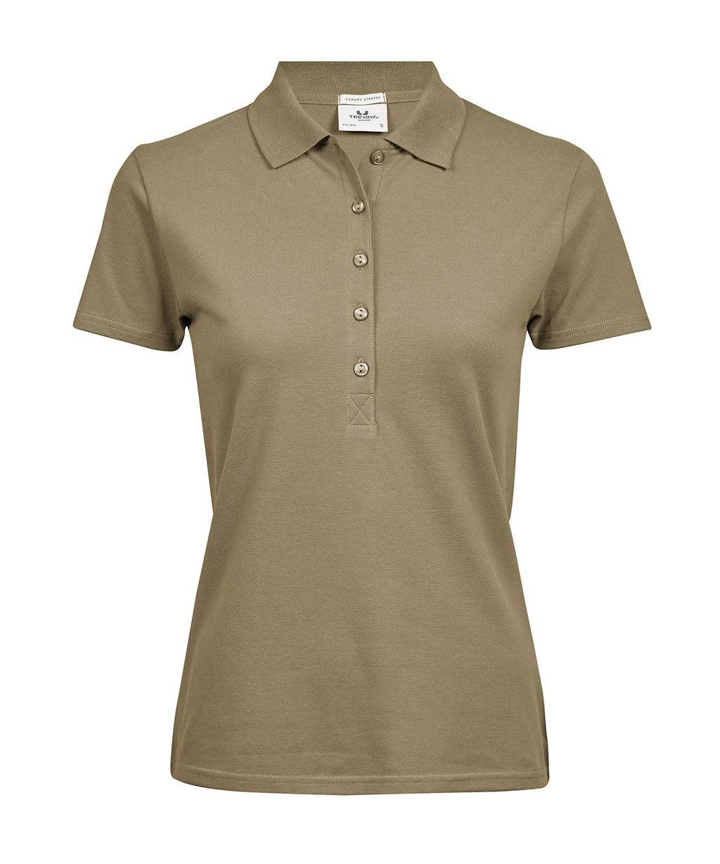 Women’s luxury stretch polo