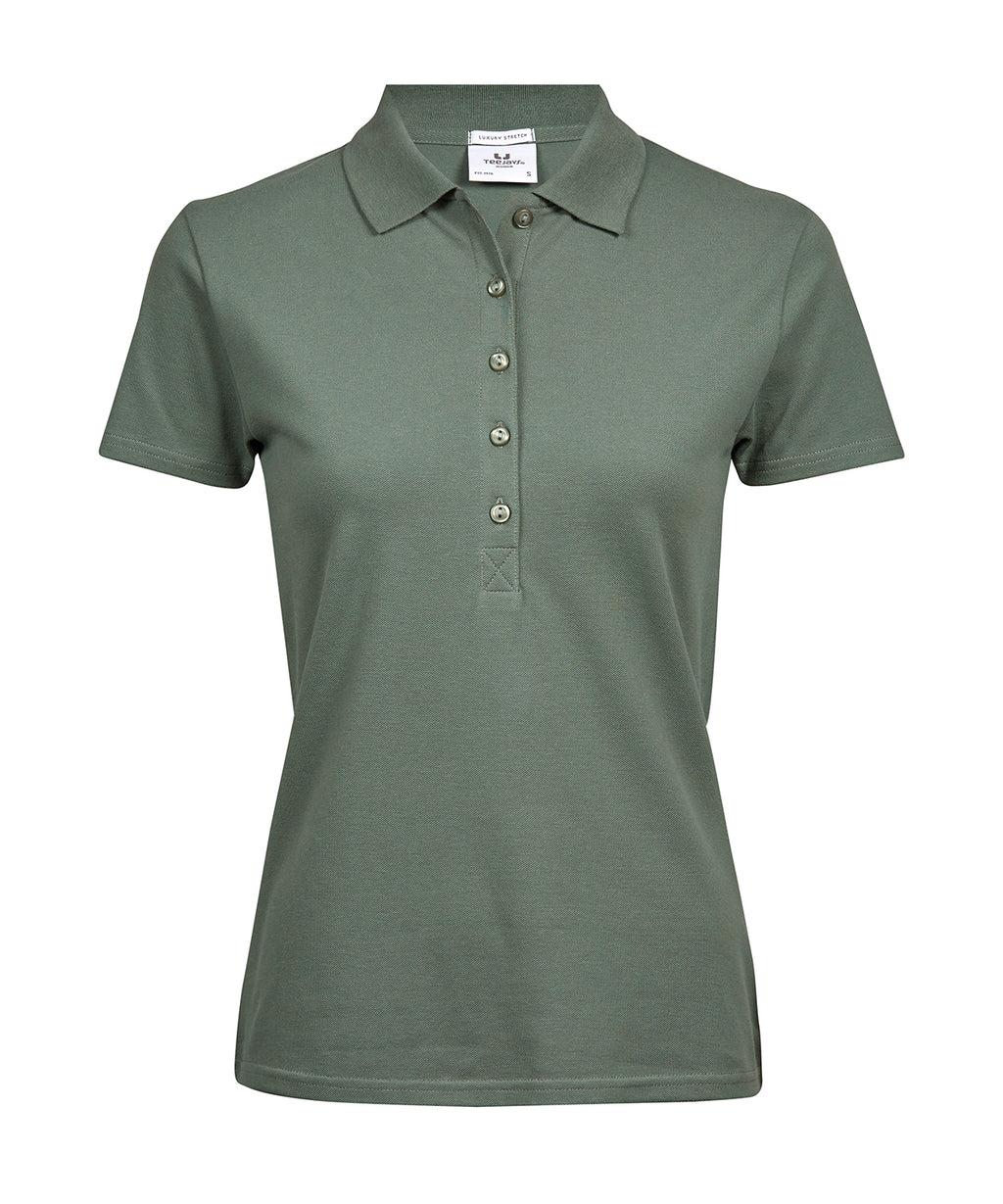 Women’s luxury stretch polo
