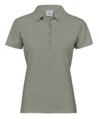 Women’s luxury stretch polo