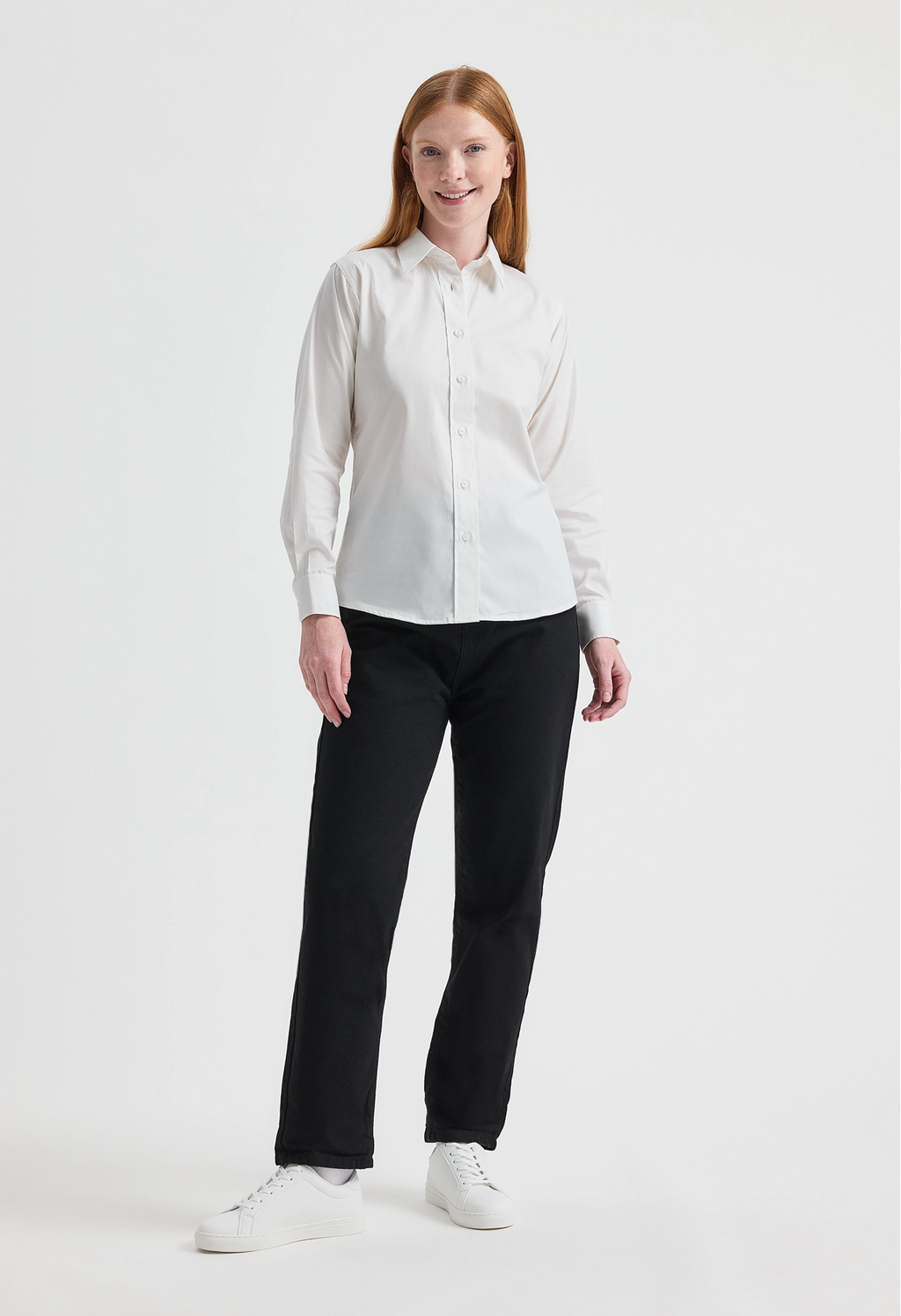 Ladies Pinpoint Oxford Full Sleeve Shirt
