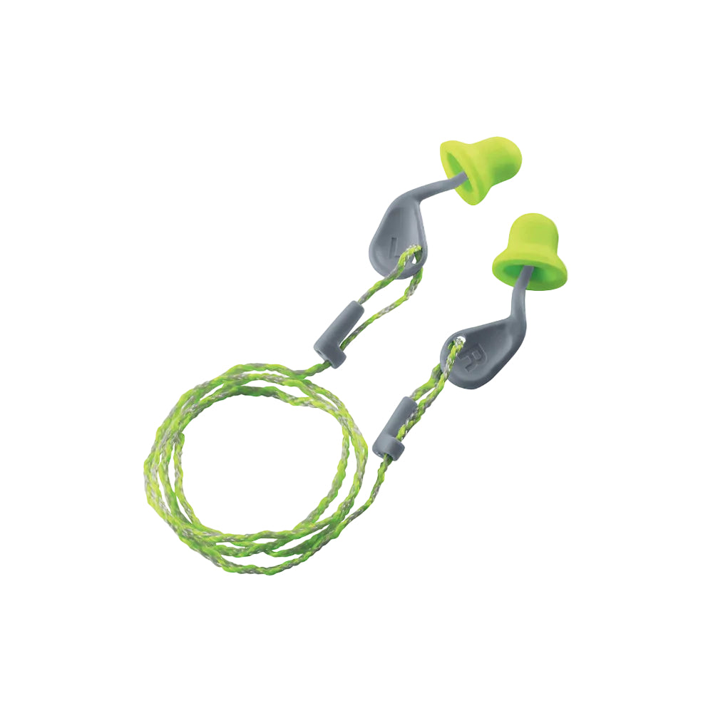 Uvex Xact-fit Corded Ear Plugs Green