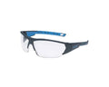 Uvex I-works Anthracite/blue Frame Safety Glasses Clear