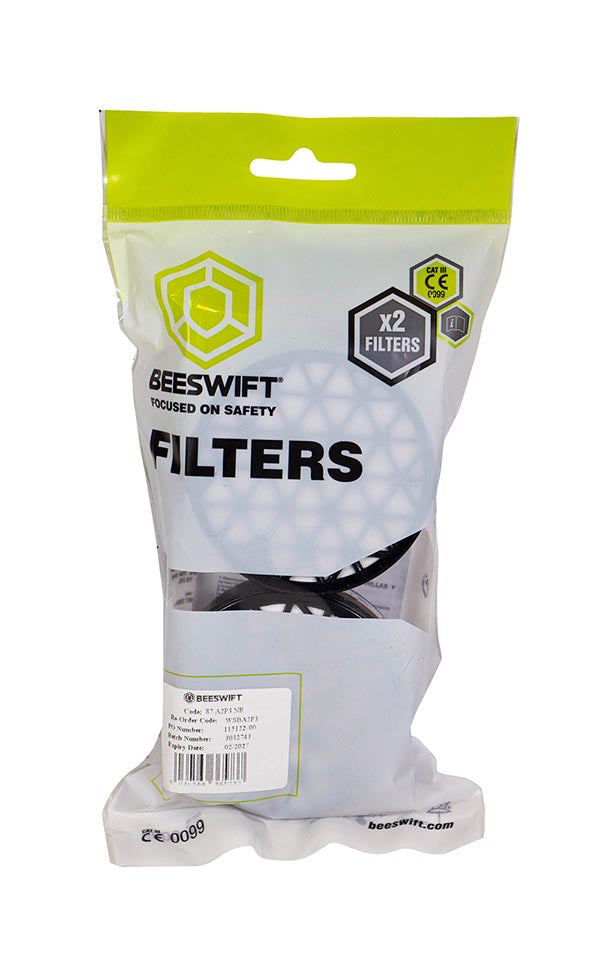 Beeswift P3 Filter For Wsb Respirators (pair) Black