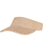 Bast visor cap