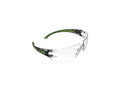 Beeswift Clear Lens Biocolour Frame Safety Glasses Clear/green