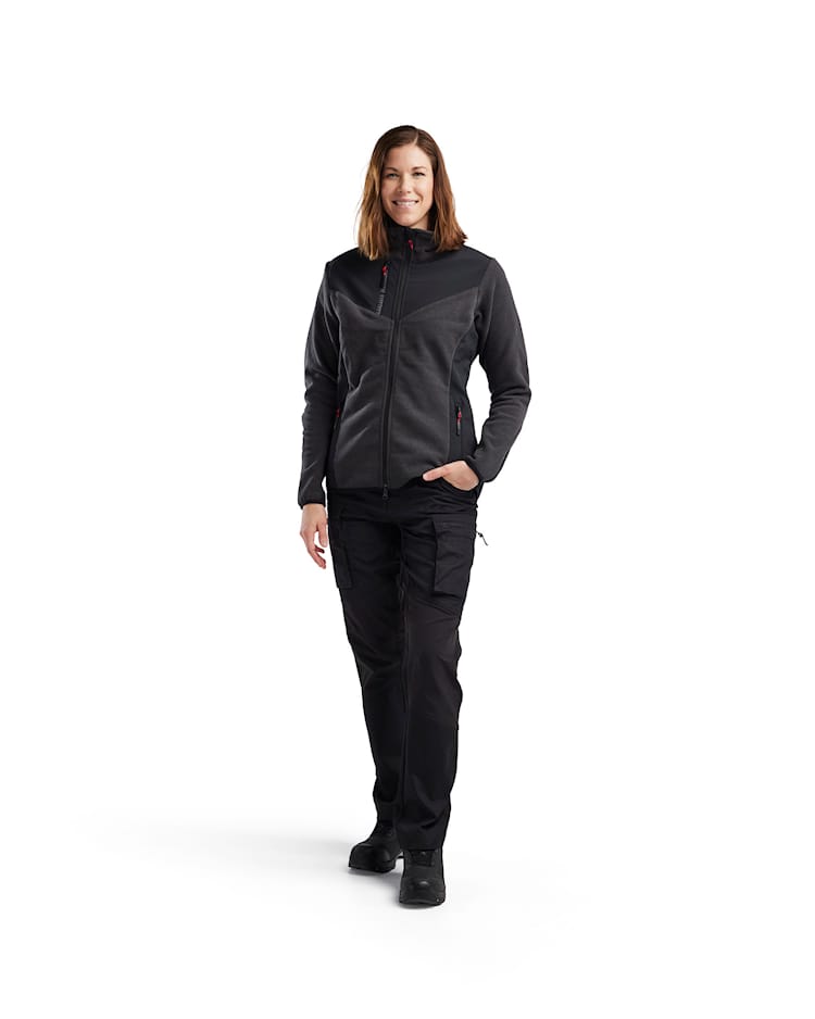 5943 Women's Knitted Jacket with Softshell