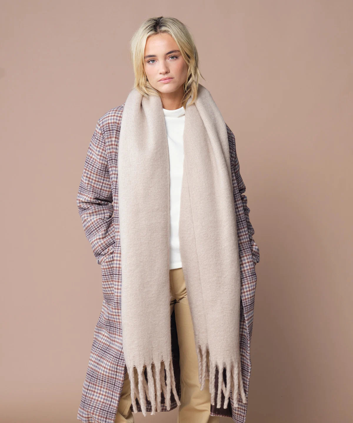 Fluffy scarf