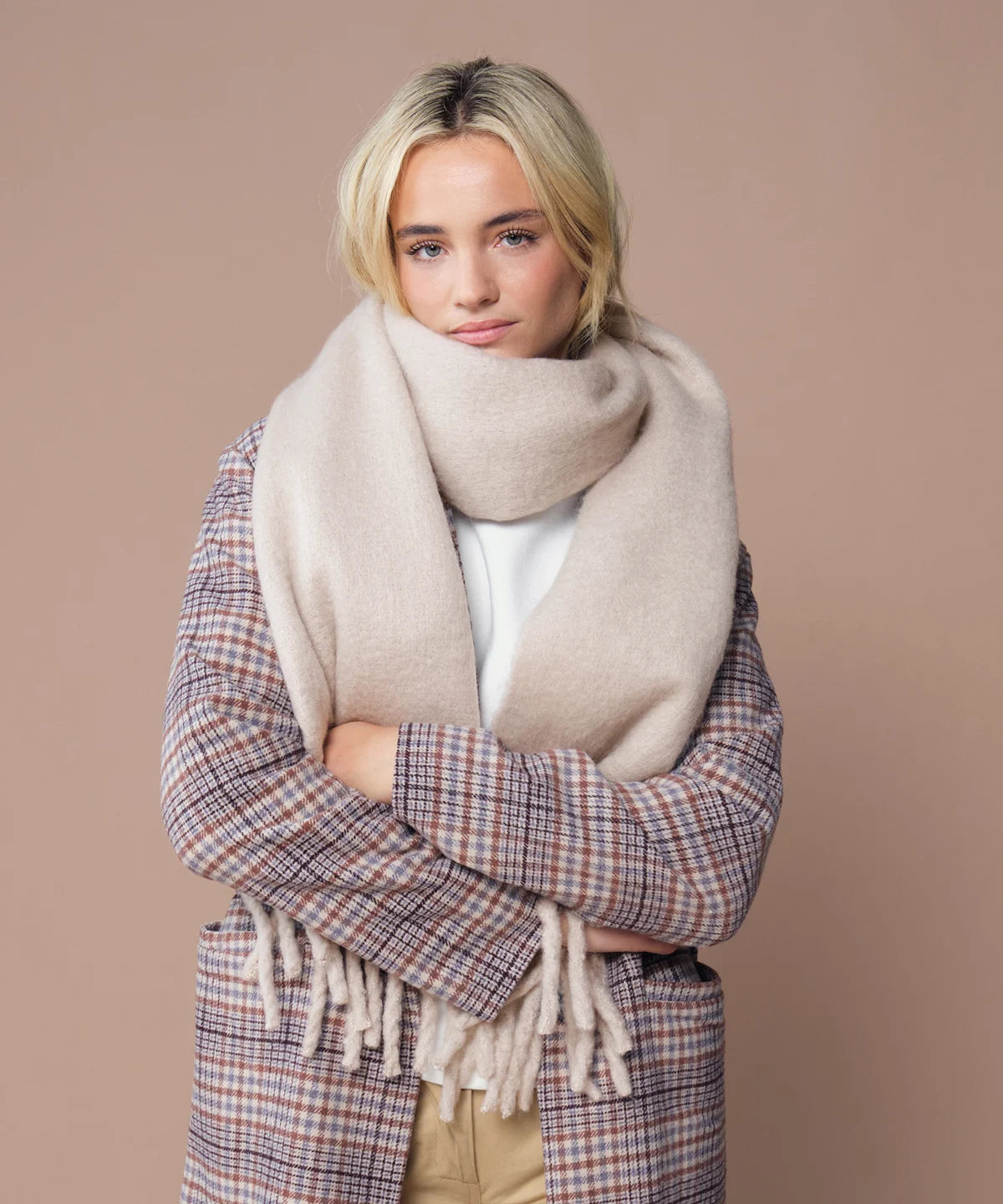 Fluffy scarf