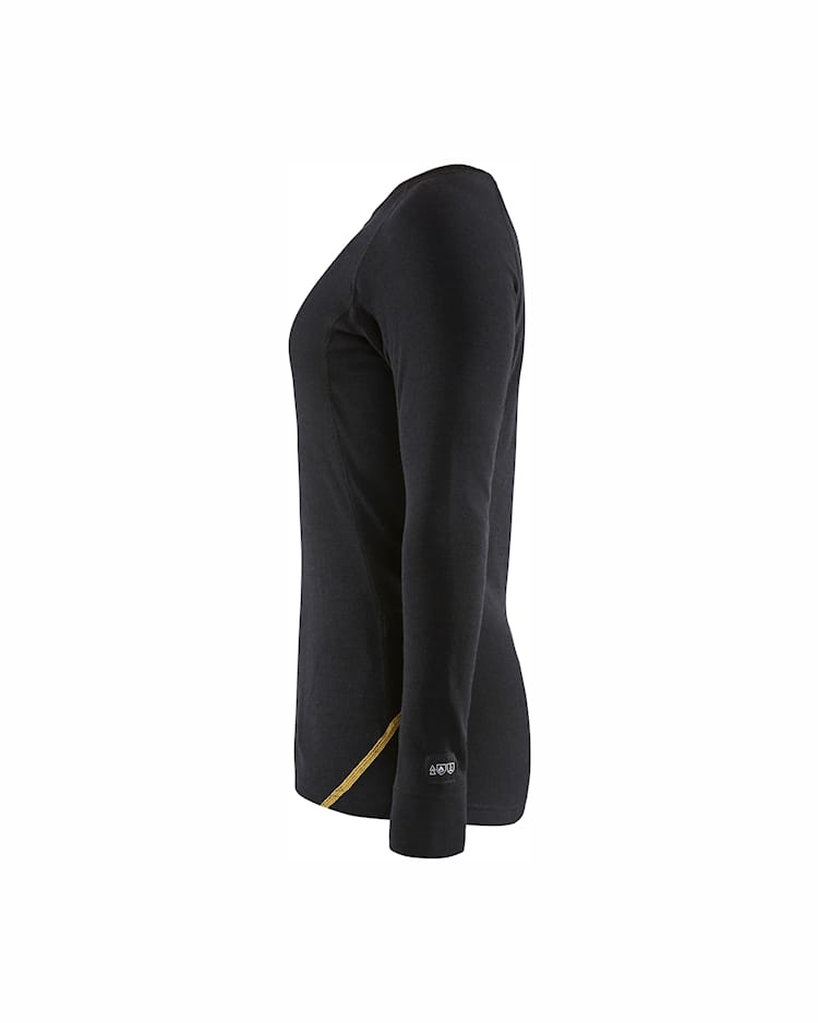 7213 Women's flame resistant thermal underwear top, 68% merino wool