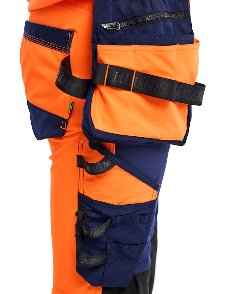 7022 Women's Hi-Vis Trousers 4-way Stretch