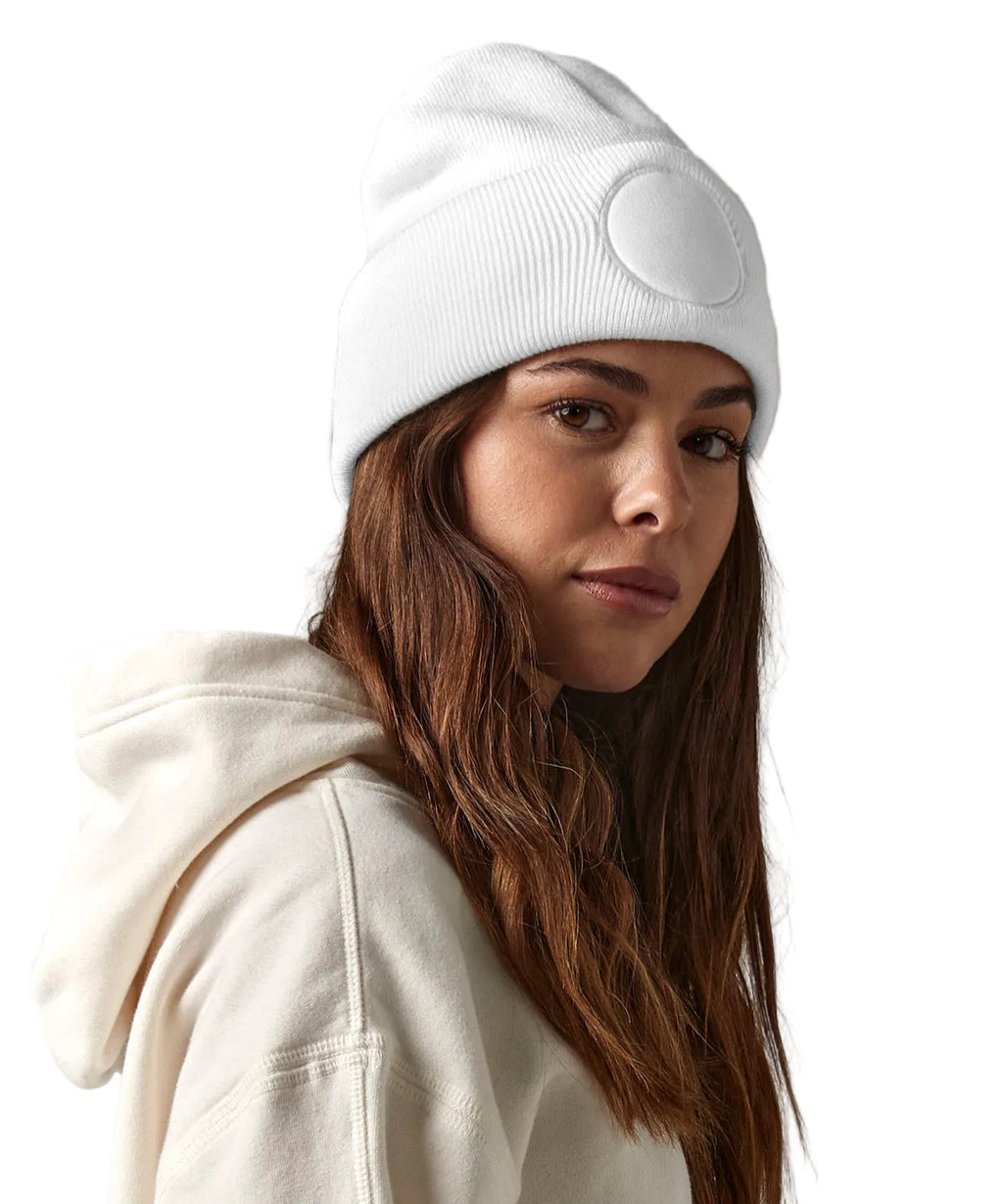 Circular Patch Beanie