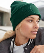 Circular Patch Beanie