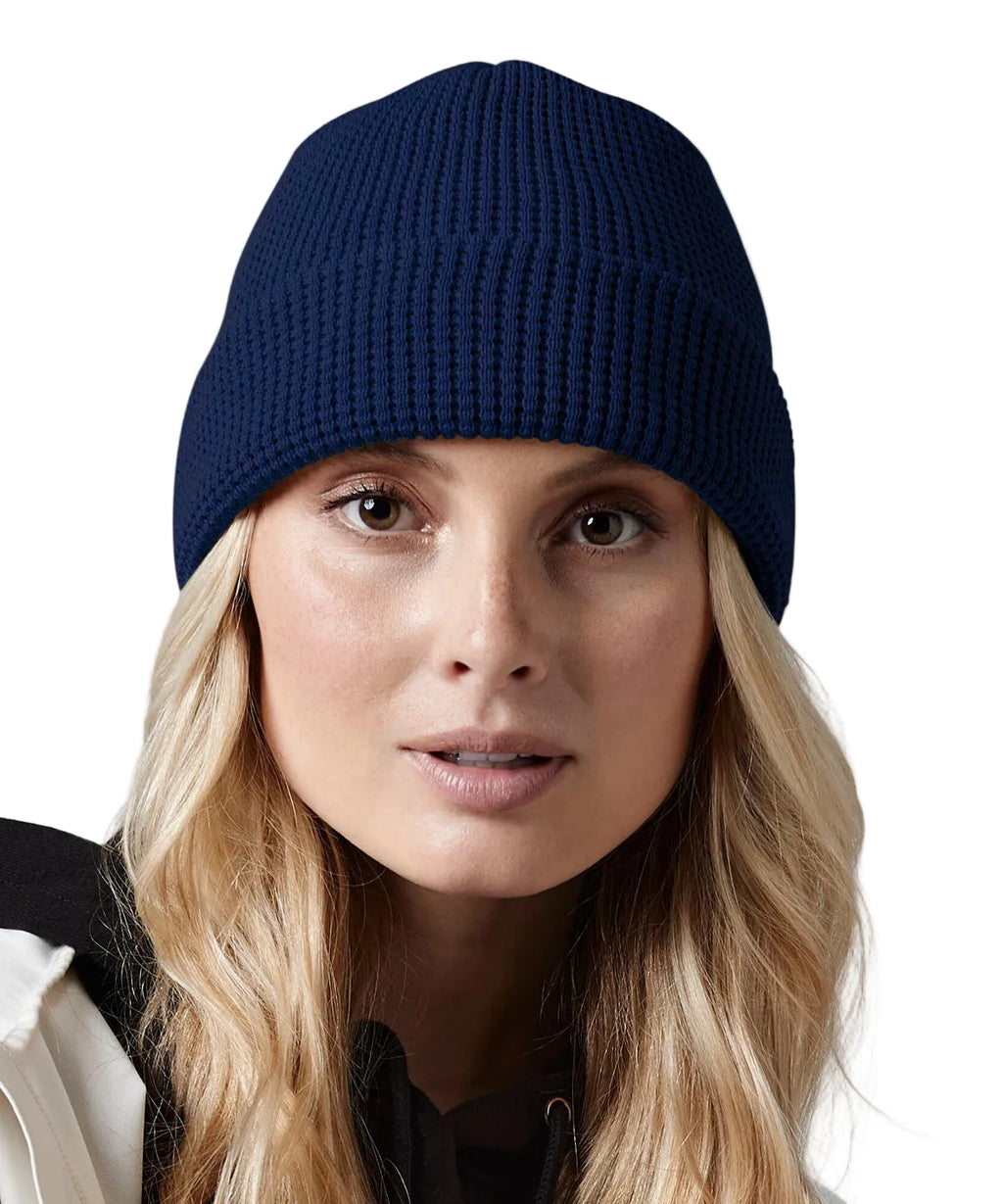 Organic Cotton Waffle Beanie