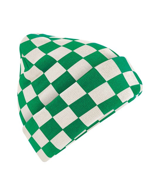 Checkerboard beanie