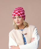 Checkerboard beanie