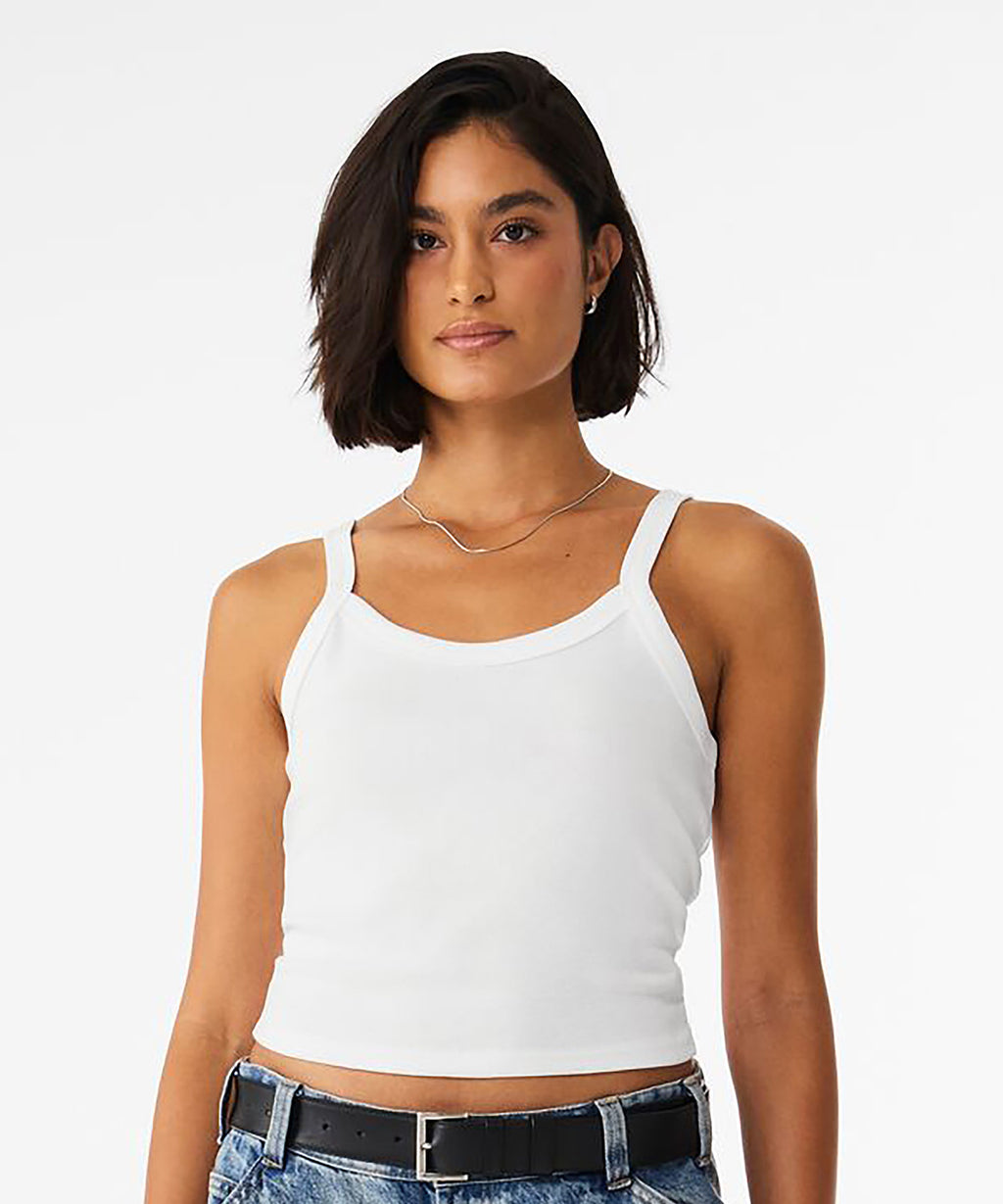 Women’s Micro Rib Spaghetti Strap Tank