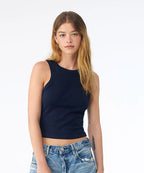 Women’s micro rib racer tank