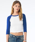 Women’s micro rib 3/4 raglan baby t-shirt