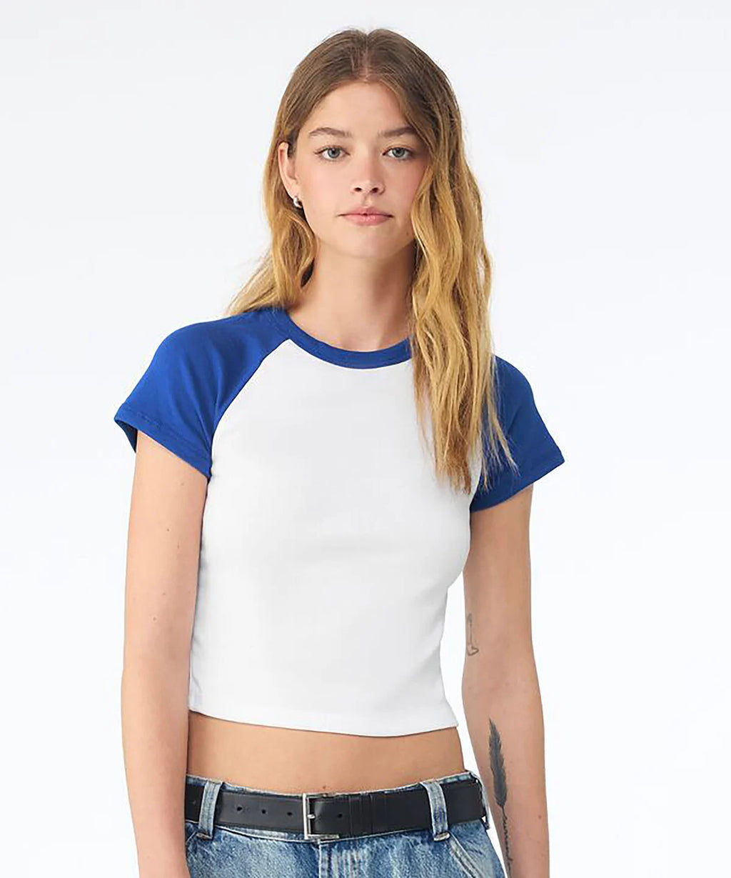 Women’s micro rib raglan baby t-shirt