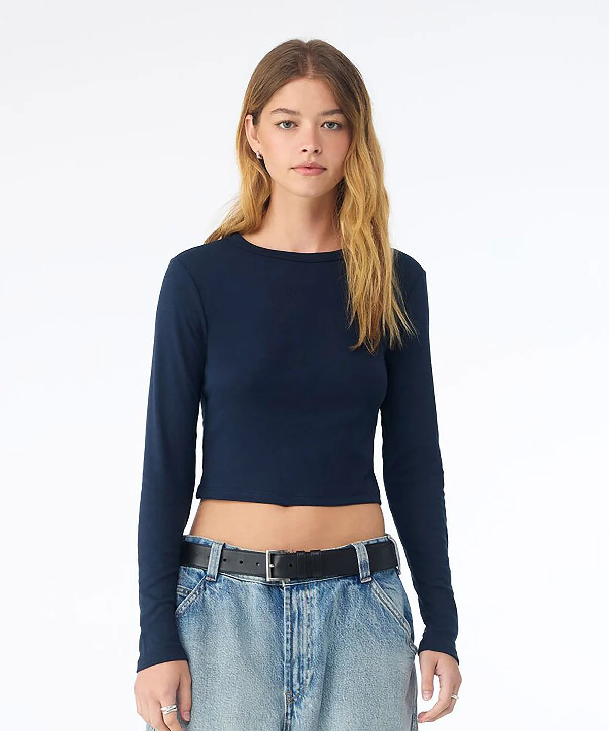 Women’s micro rib long sleeve baby t-shirt