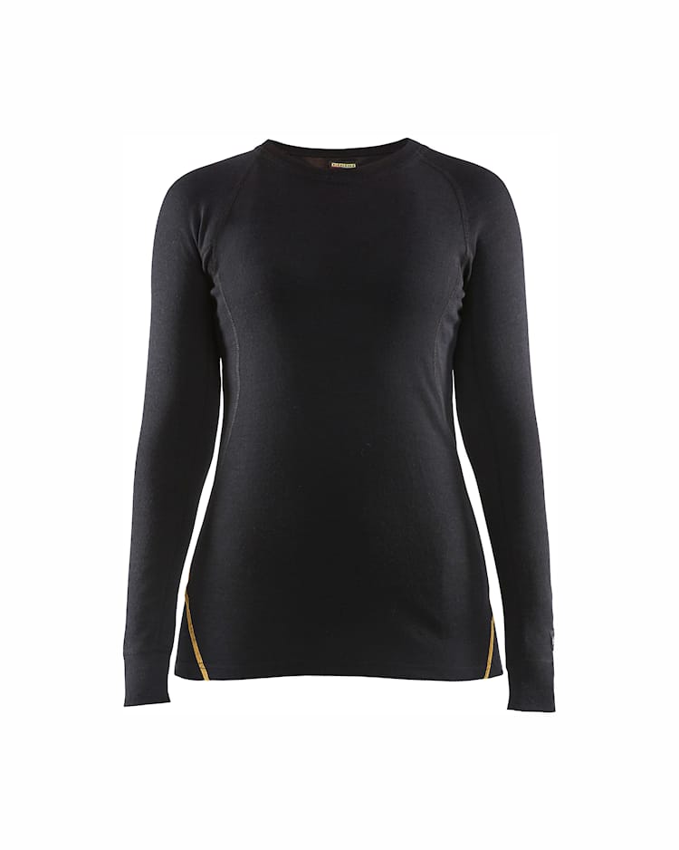 7213 Women's flame resistant thermal underwear top, 68% merino wool