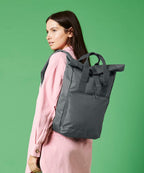Twin Handle Roll-Top Backpack