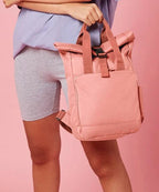 Recycled Mini Twin Handle Roll-Top Backpack