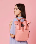 Recycled Mini Twin Handle Roll-Top Backpack