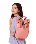 Recycled Mini Twin Handle Roll-Top Backpack