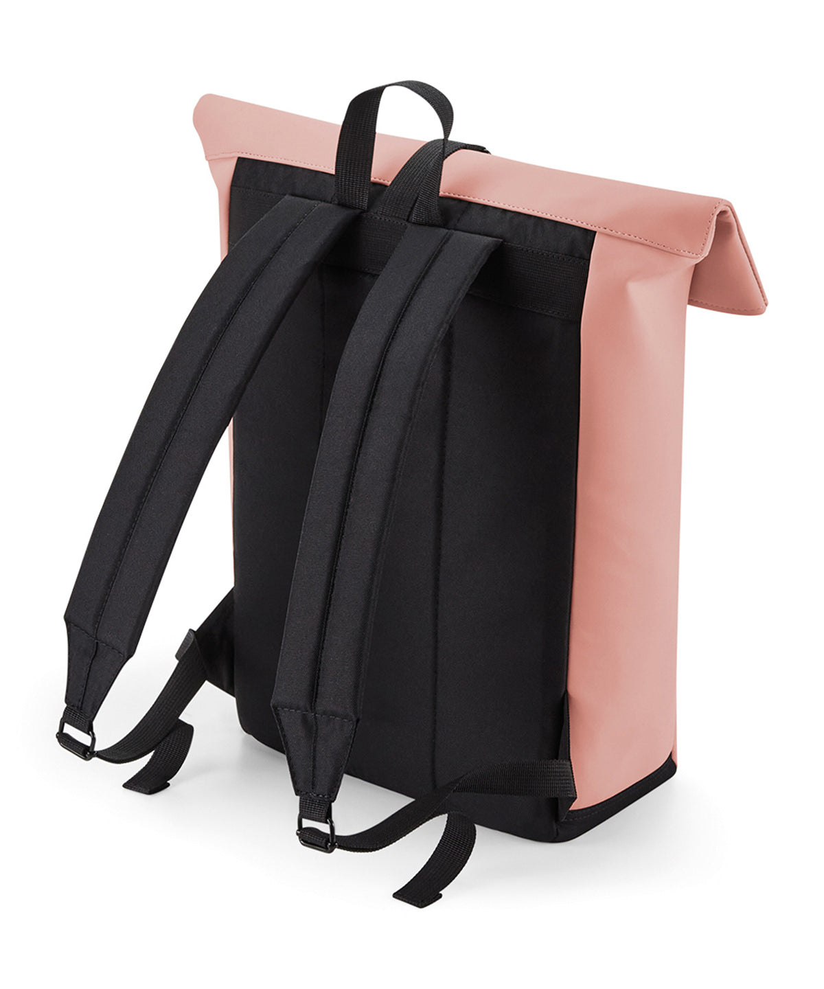 Matte PU Rolltop Backpack
