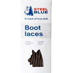Steel Blue Nylon Laces - Black/Brown