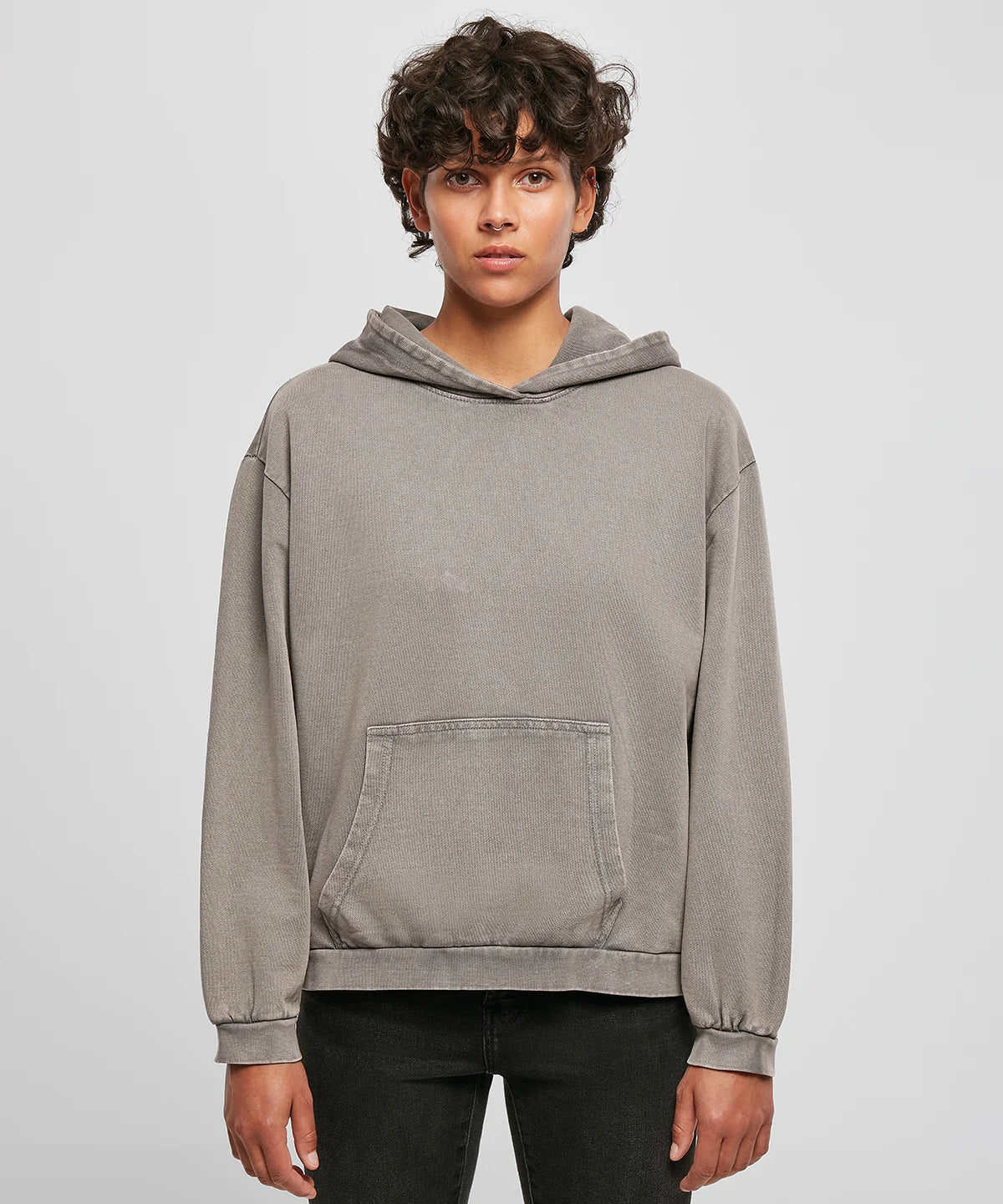 Women's acid washed oversized hoodie