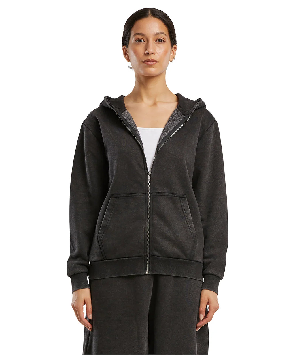 Women’s vintage heavy zip hoodie