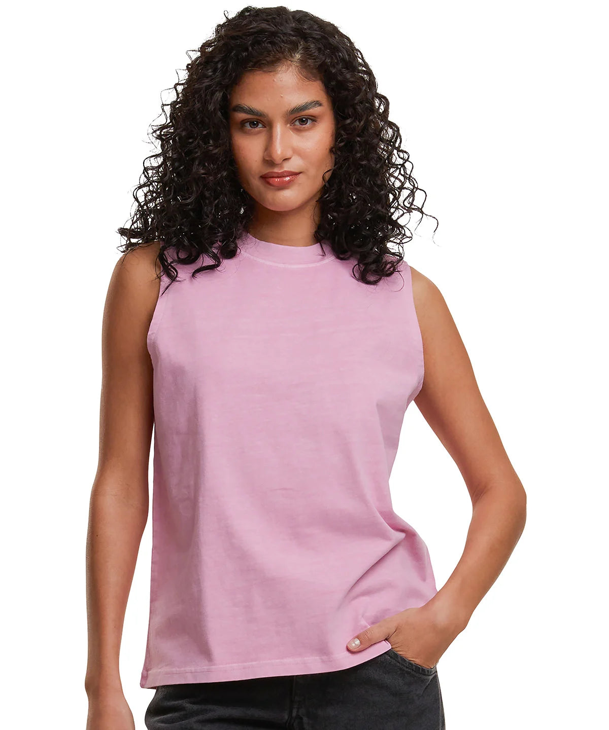Women’s vintage washed sleeveless tee