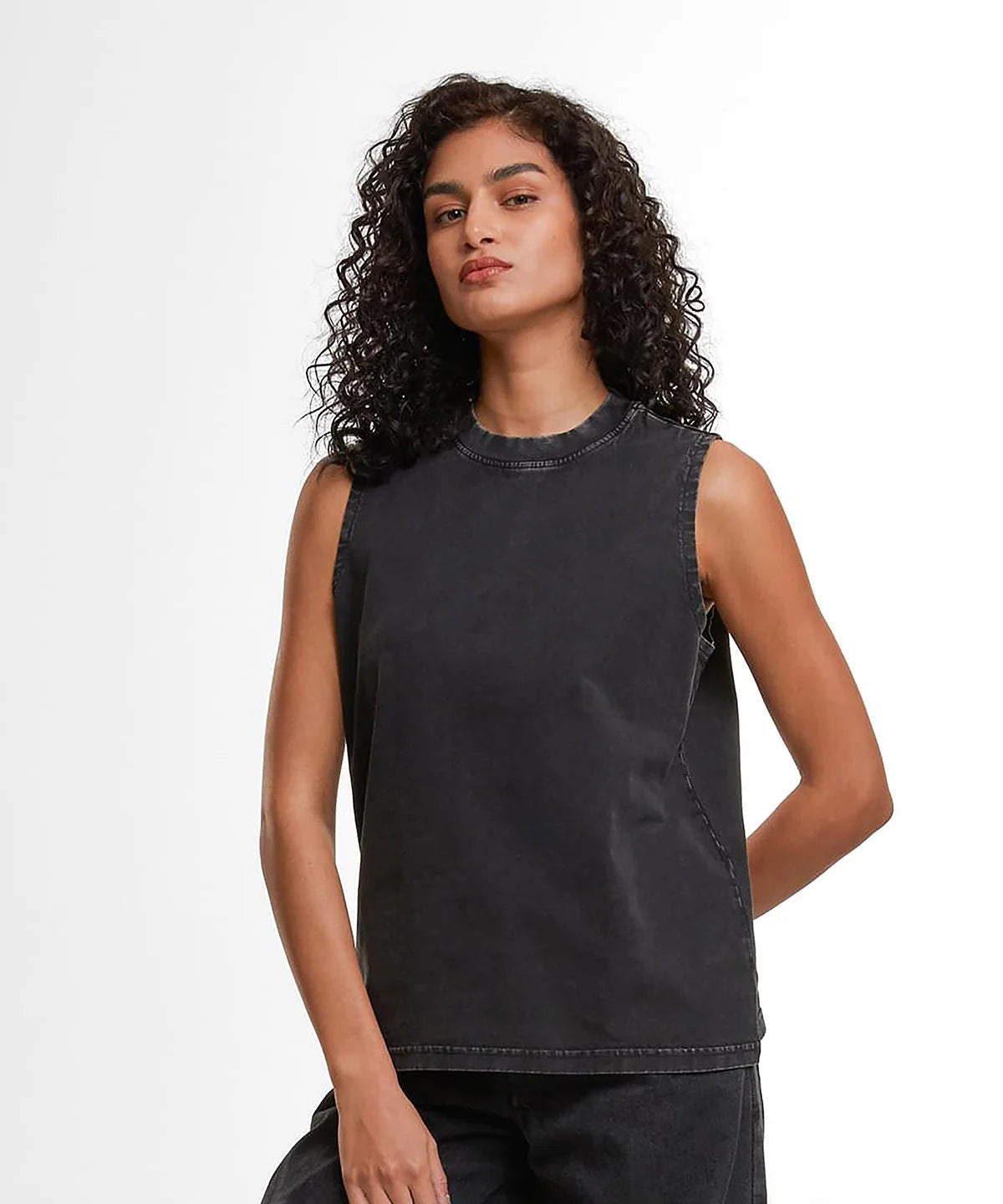 Women’s vintage washed sleeveless tee