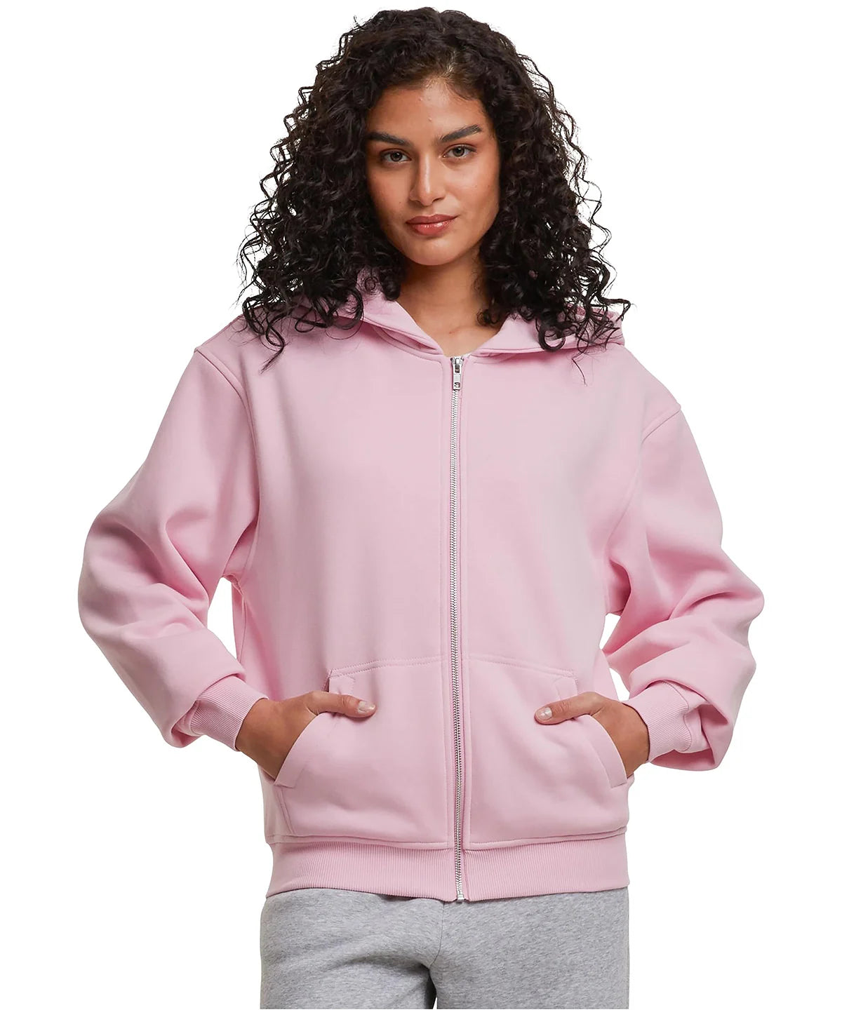 Women’s loose-fit zip hoodie