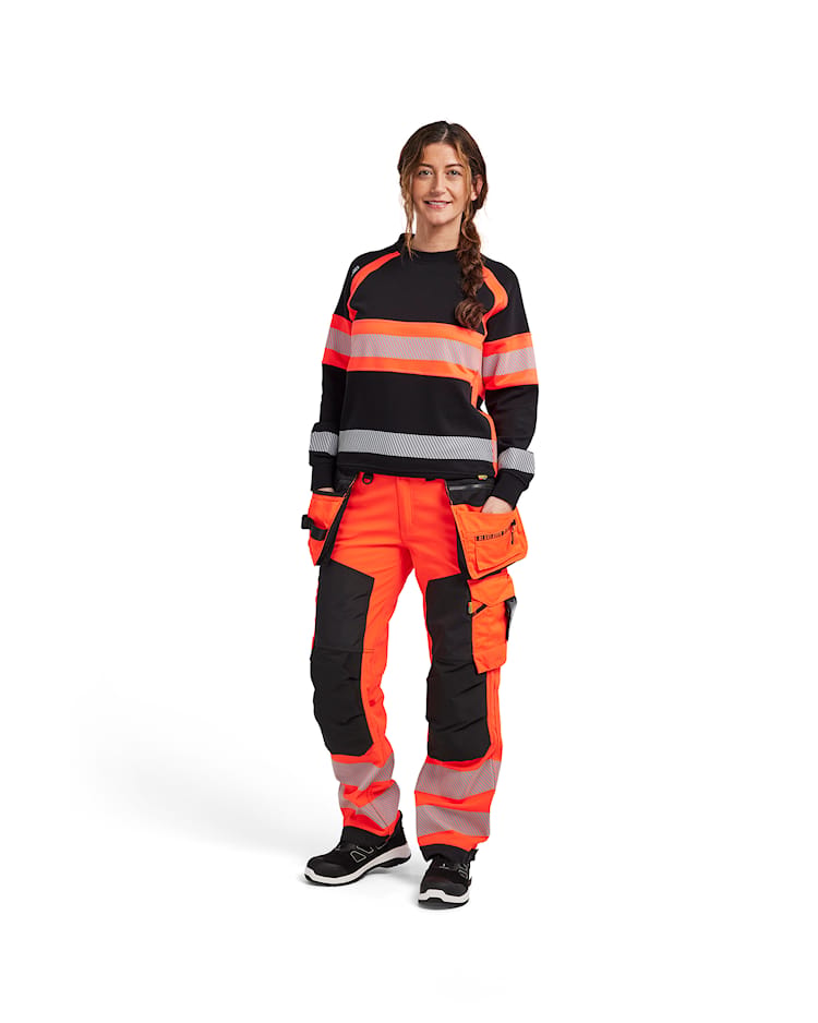 7118 Women's Hi-Vis Softshell Trousers