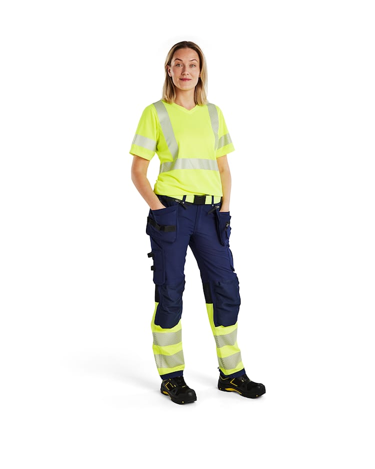 7193 Women's Hi-Vis Trouser with 4-way-Stretch
