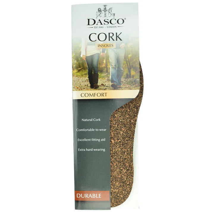 Dasco Ladies Cork Insoles X6