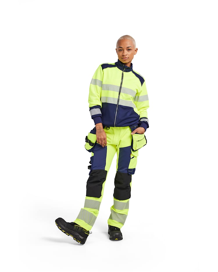 7022 Women's Hi-Vis Trousers 4-way Stretch