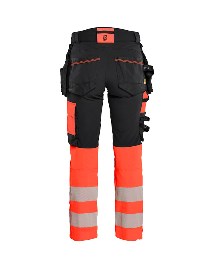 7025 Women's Hi-Vis Trousers 4-way Stretch