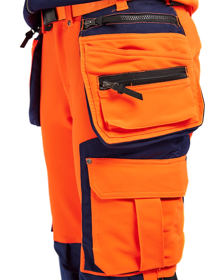 7197 Women's Hi-Vis Trousers with 4-way-Stretch