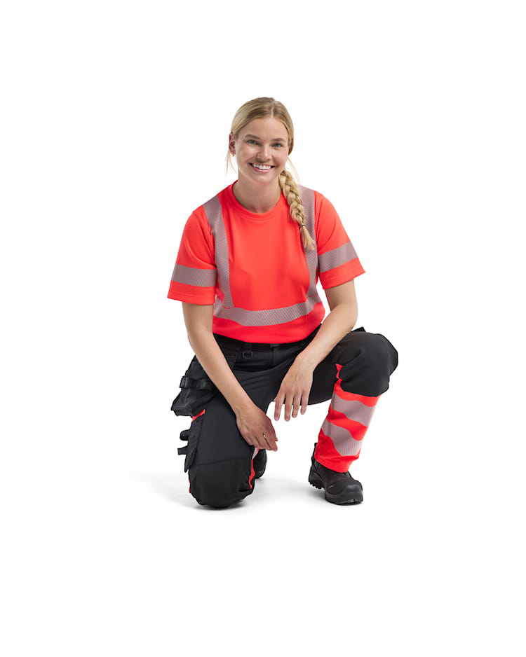7025 Women's Hi-Vis Trousers 4-way Stretch