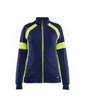 3568 Women's Sweatshirt with Hi-vis Full Zip