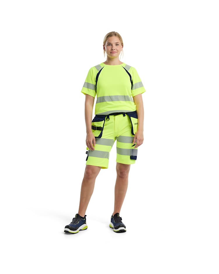 7020 Women's Hi-Vis Shorts 4-way Stretch