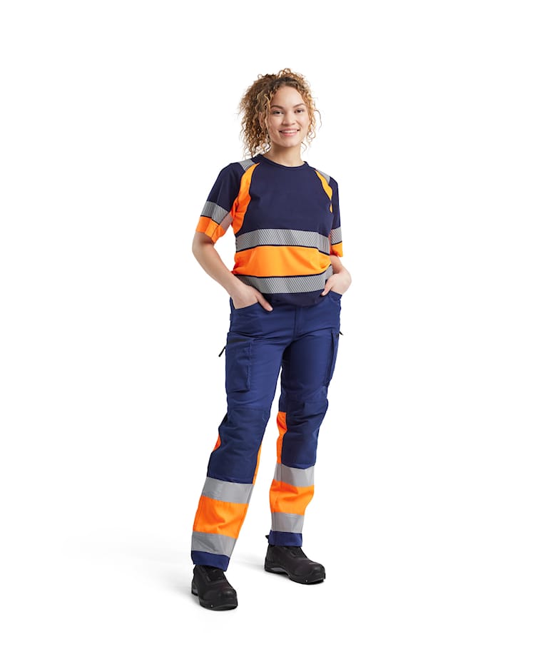 7161 Women's Hi-Vis Trousers with Stretch