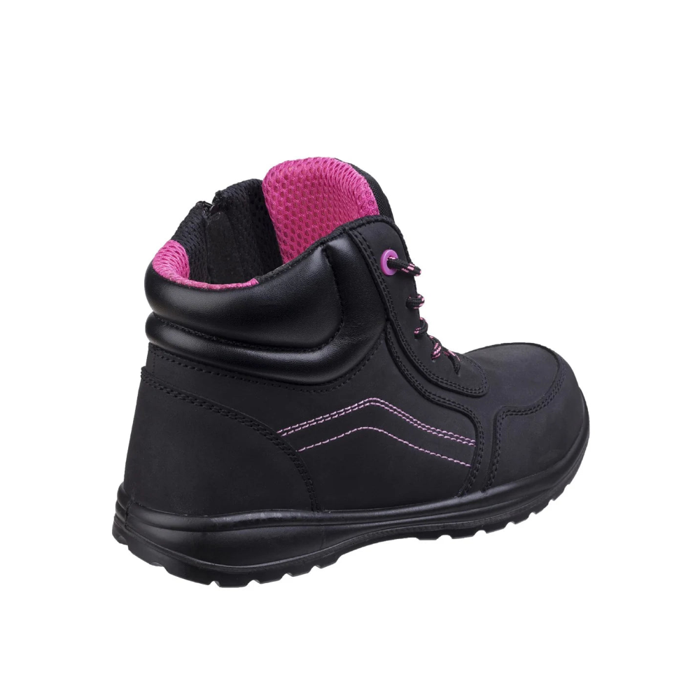 AS601 Lydia S1P SRC Side Zip Safety Boots